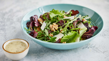 Walnut & Parmesan Salad with Classic French Dressing