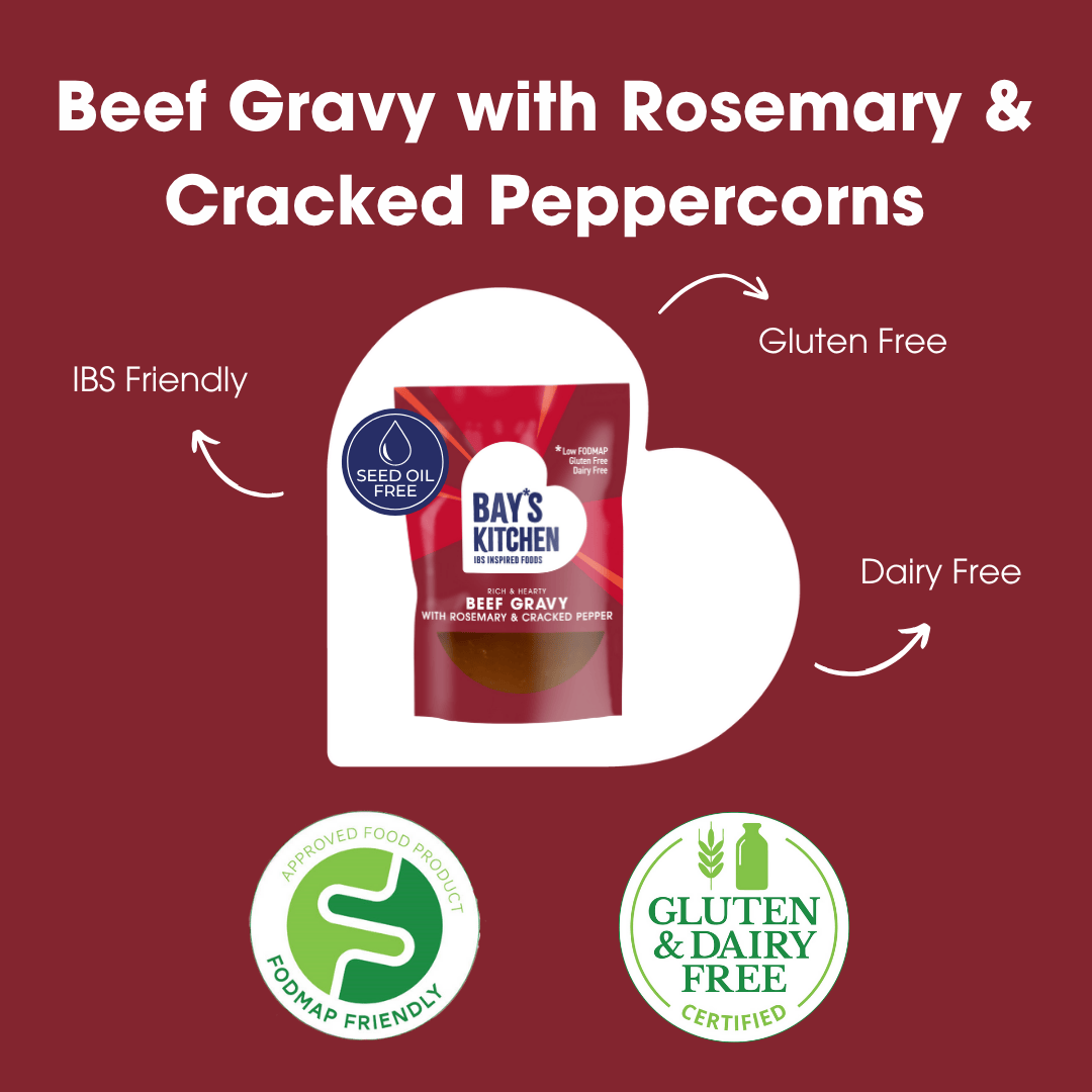 Beef Gravy with Rosemary & Cracked Peppercorns