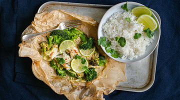 Thai Green Fish Curry Parcels