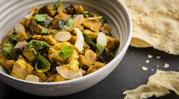 Aubergine, Chicken & Spinach Korma