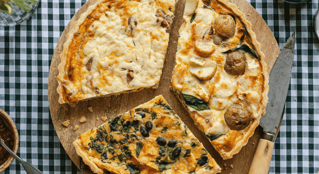 Spring Quiche 3 Ways
