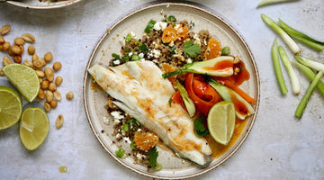Sweet & Sour Seabass with a Vibrant Quinoa Salad